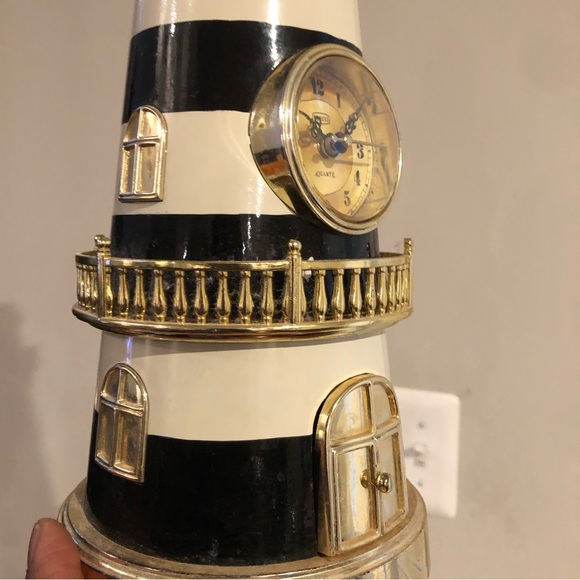 Vintage Lighthouse Clock with music box and thermometer - Picture 12 of 15